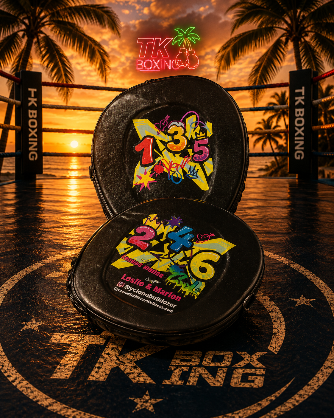 TK × CBW Punch Mitts — photo 2